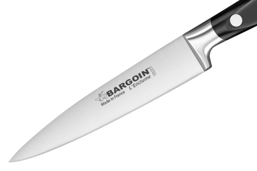 Cuchillo de pelar Bargoin 10cm mango negro