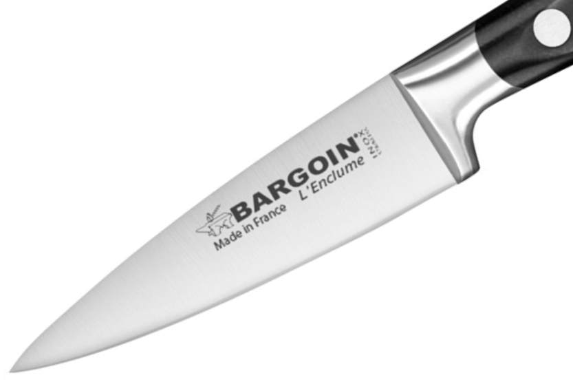 Cuchillo de pelar Bargoin 8cm mango negro