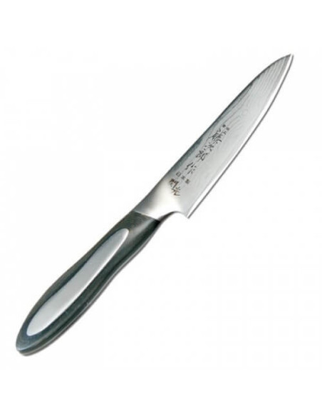 TOJIRO Flash 10 cm Damascus blade bird's beak knife