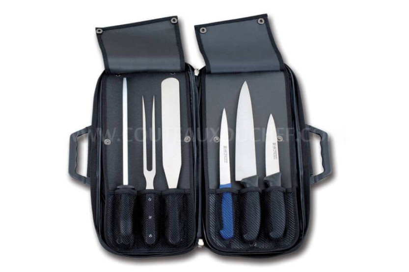 Set med 6 BARGOIN professionella knivar för lärlingar