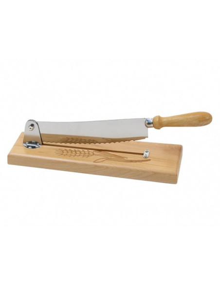 Couteau à pain sur socle lame 25cm inox