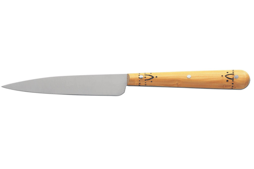 Box of 6 Nontron 87600 table/office knives 10cm blade pyrographed handle