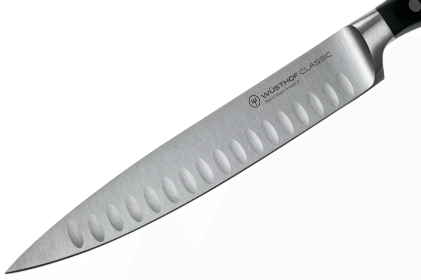 Wüsthof Classic taottu kinkkuveitsi 20cm, jossa on Granton-terä