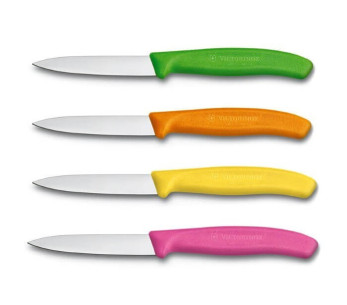 Caixa de 20 canivetes Victorinox SwissClassic multicoloridos com lâminas rectas de 8 cm 2