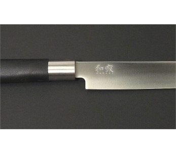 Conjunto de 3 facas Wasabi Black em caixa: Universal 10cm e 15cm e Santoku 16,5cm 2