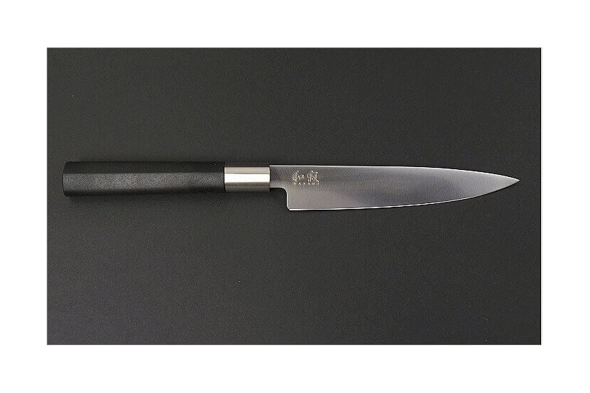 Set of 3 Wasabi Black knives: Universal 10cm and 15cm and Santoku 16.5cm