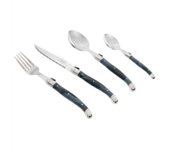 Laguiole 24-delers bestikksett Flame Grey Pradel Excellence 2