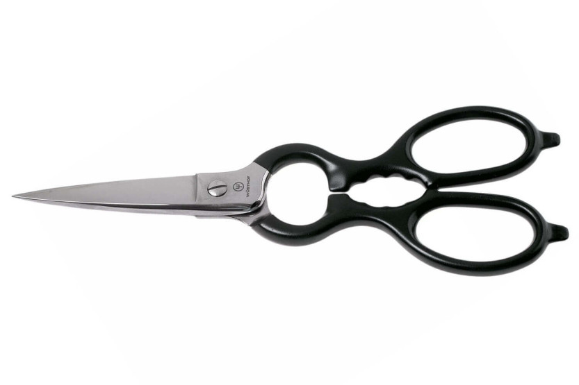 Tesoura de cozinha Wüsthof 21cm em aço inoxidável preto
