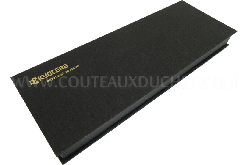 Caixa de oferta KYOCERA 2 facas de cerâmica, lâminas pretas
