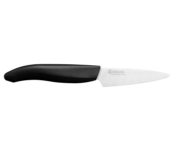 Kyocera kuorimaveitsi 7,5 cm keraaminen terä musta kahva
