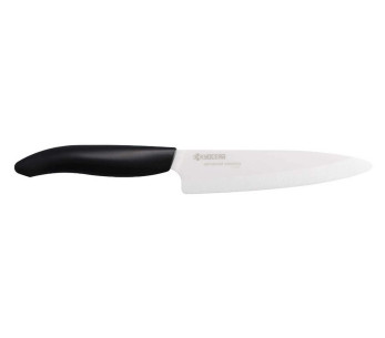 cuchillo universal Kyocera con hoja cerámica de 13 cm y mango negro