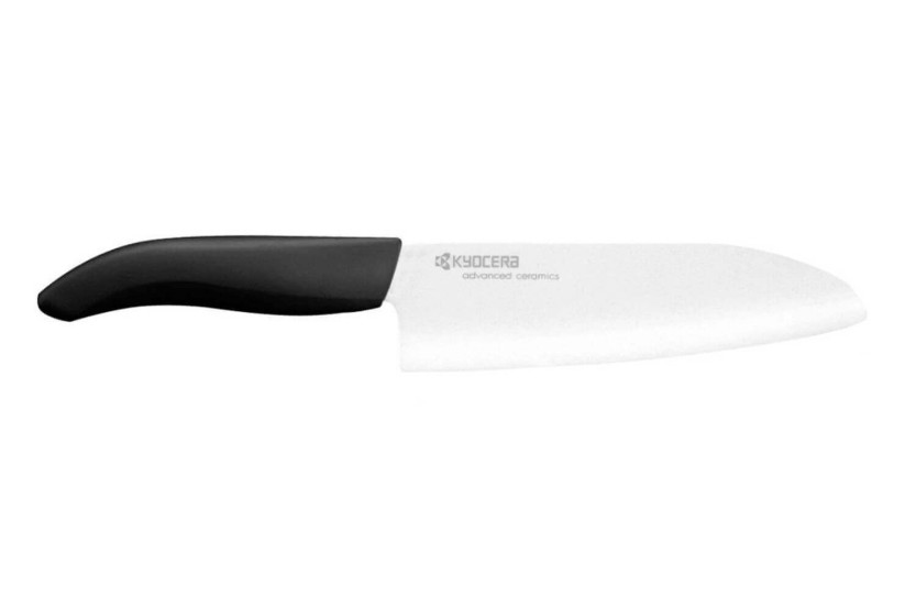 Cuchillo Kyocera Chef, 18 cm hoja cerámica, mango negro