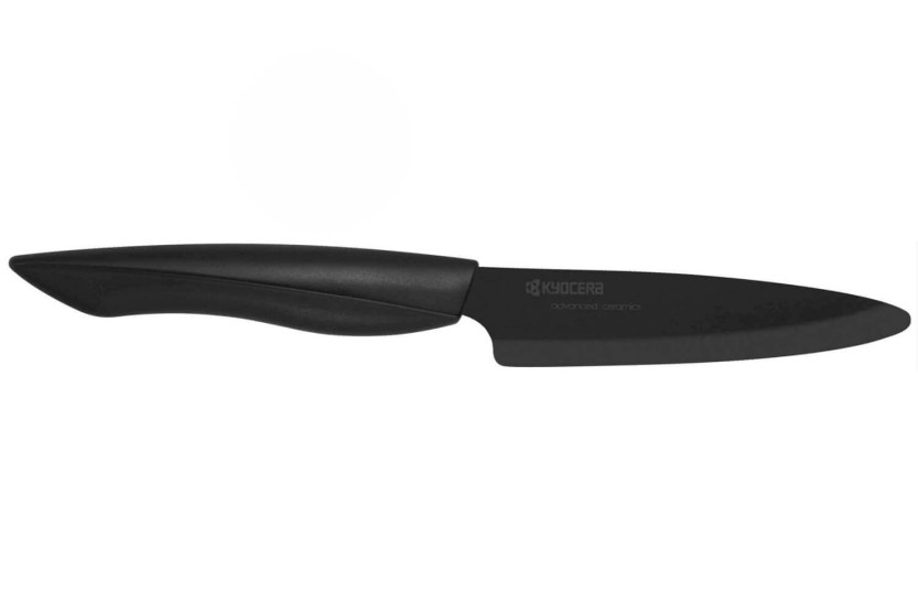 Kyocera kuorimaveitsi 11 cm musta keraaminen terä