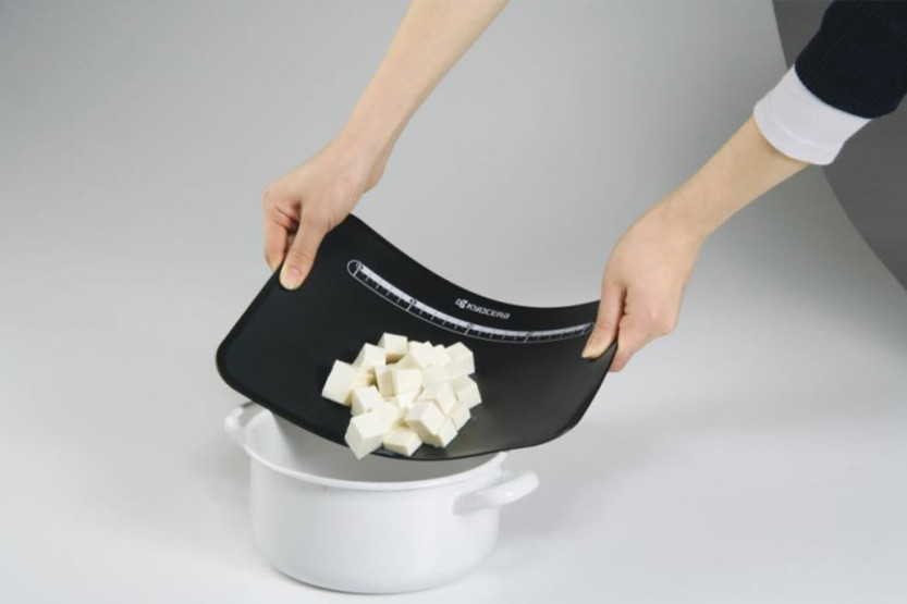Kyocera blødt skærebræt sort 37x25x0,3cm
