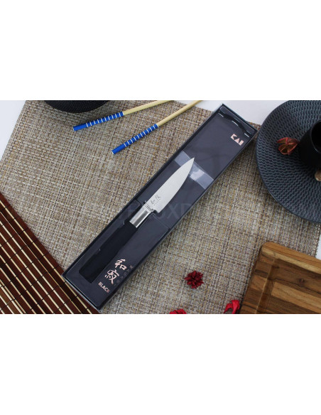 KAI Wasabi Nero coltello universale giapponese con lama da 10 cm