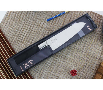 KAI Wasabi Negro Cuchillo santoku Japonés 16.5cm hoja 2