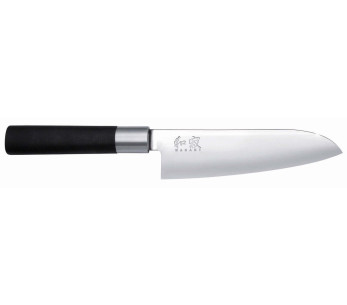 KAI Wasabi Negro Cuchillo santoku Japonés 16.5cm hoja