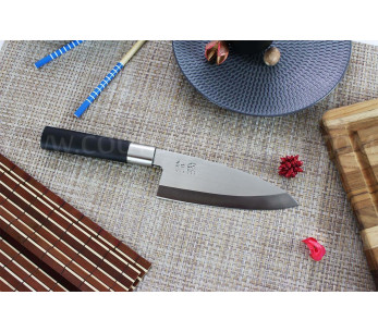 KAI Wasabi Svart Japansk Debakniv 15cm blad 2