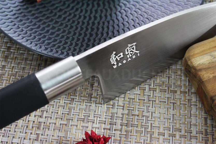 KAI Wasabi Nero Coltello giapponese Deba lama 15 cm