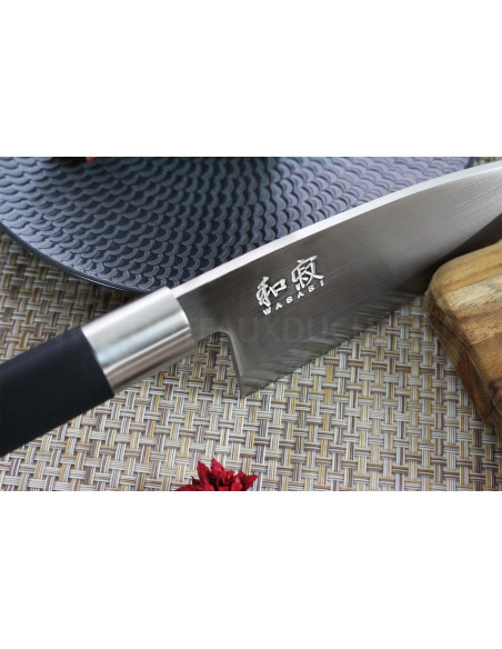 KAI Wasabi Nero Coltello giapponese Deba lama 15 cm