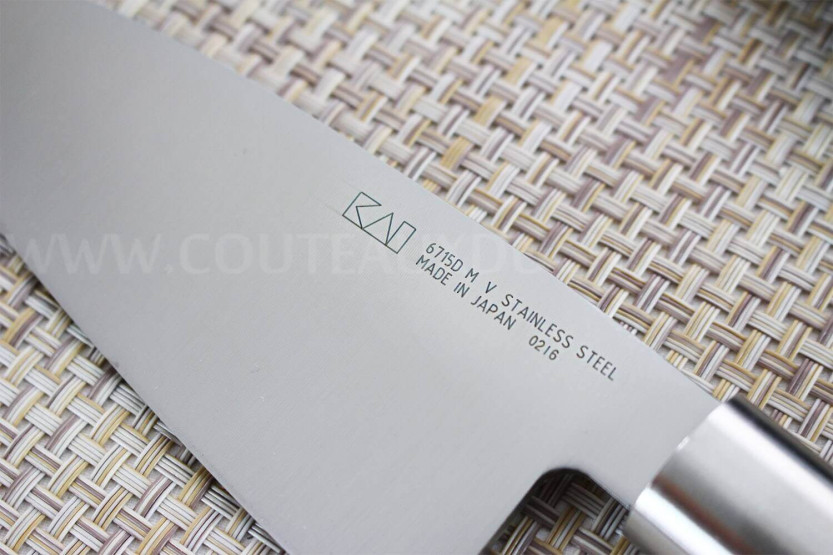 KAI Wasabi Nero Coltello giapponese Deba lama 15 cm