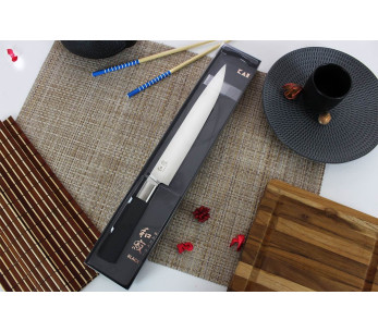 KAI Wasabi svart japansk skinkekniv med 23 cm blad 2