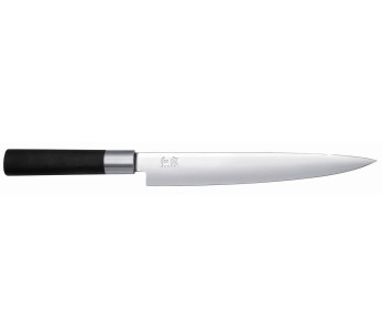 KAI Wasabi Negro Cuchillo jamonero japonés 23cm hoja