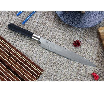 KAI Wasabi Zwart Japans Yanagiba mes 21cm lemmet 2