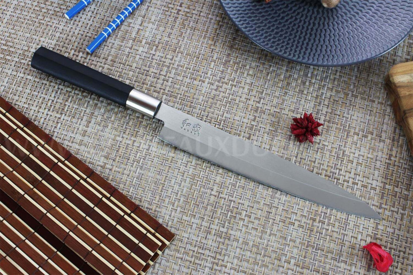 KAI Wasabi Black japansk Yanagiba-kniv med 21 cm blad