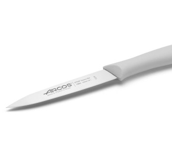 Faca de aparar Arcos Nova 10cm em aço Nitrum branco 2