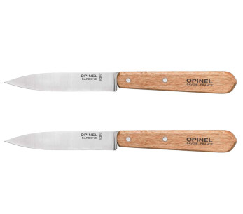 2 Opinel AF "N°102" skjærekniver 10 cm karbonblad