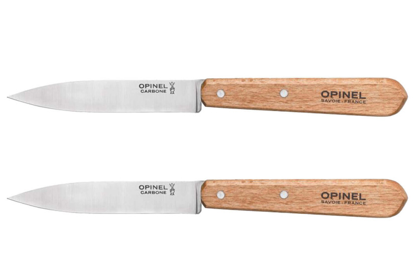 2 Opinel AF "N°102" schilmesjes 10 cm carbon blad