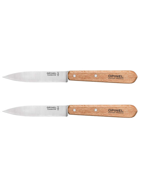 2 Opinel AF "N°102" schilmesjes 10 cm carbon blad