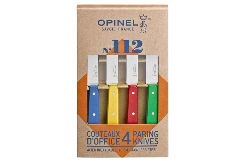 Set mit 4 Spickmessern von Opinel mit farbigen Griffen