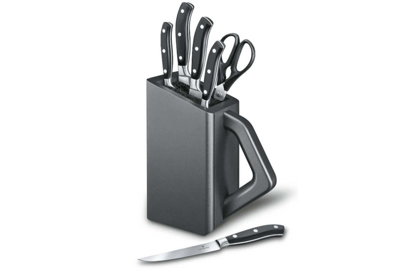 Victorinox Universal Black Knife Block 1 til 6 svart