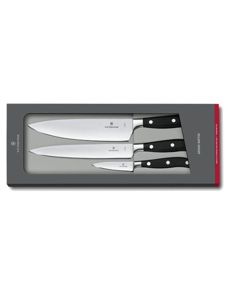 3 Victorinox Grand Maître taottu keittiöveitsen sarja
