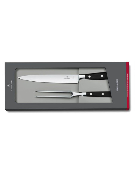 Victorinox Grand Maître Set Tranchiermesser + Fleischgabel geschmiedet