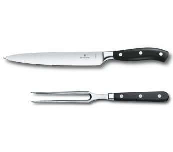 Set Victorinox Grand Maître coltello da intaglio forgiato + forchetta da carne