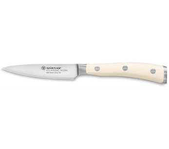 Cuchillo de pelar Wüsthof Classic Ikon forjado blanco 9cm