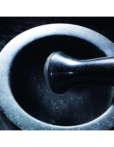 Mortero Cole & Mason en elegante granito negro - Diámetro 14cm