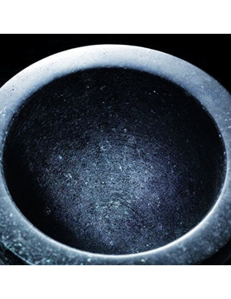 Cole & Mason mortar and pestle in elegant black granite - Diameter 14cm
