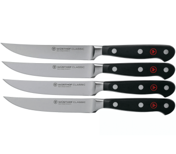 Conjunto de 4 facas para bife forjadas Wüsthof Classic 12cm
