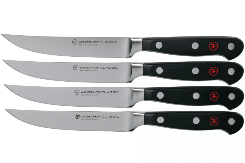 Wüsthof Classic Steakmesser 4er-Set geschmiedet 12cm