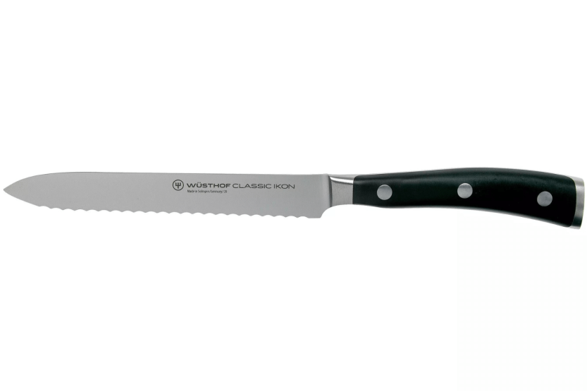 Wüsthof Classic Ikon forged sausage knife 14cm