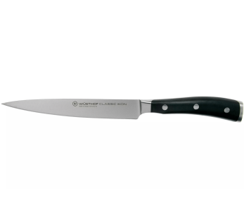 Faca para filetar forjada Wüsthof Classic Ikon de 16 cm