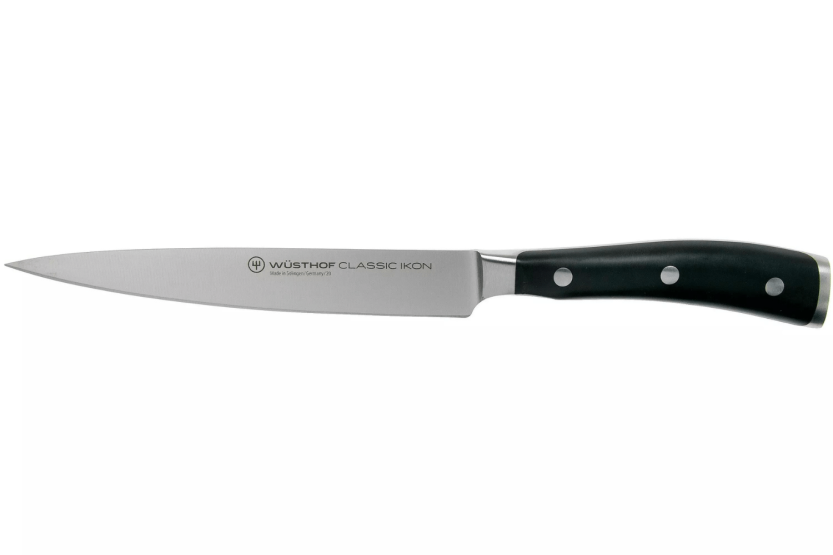 Faca para filetar forjada Wüsthof Classic Ikon de 16 cm