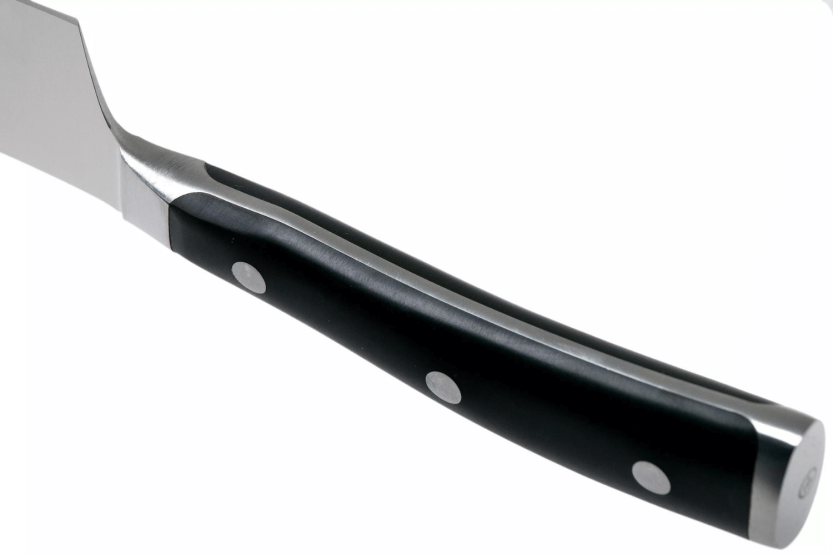 faca santoku forjada Wüsthof Classic Ikon com lâmina com convinhas14 cm