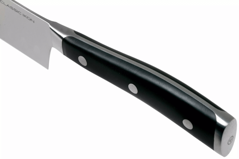 faca santoku forjada Wüsthof Classic Ikon com lâmina com convinhas14 cm