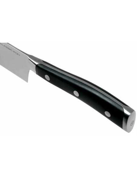 faca santoku forjada Wüsthof Classic Ikon com lâmina com convinhas14 cm