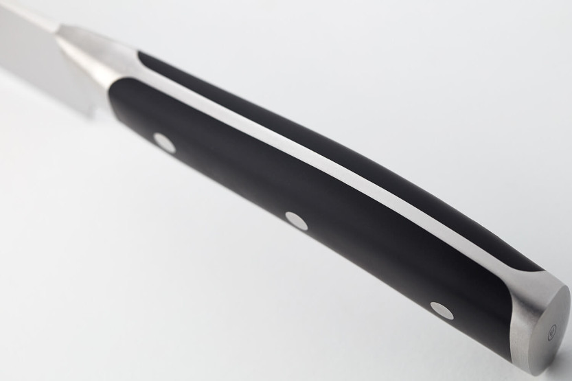 Cuchillo santoku forjado Wüsthof Classic Ikon con hoja con borde grantonde 17 cm